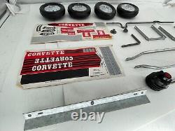 Vintage 60's Empire Toys 68 69 Stingray 427 Corvette Pedal Car PARTS Decals #2