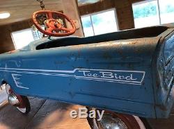 Vintage 60's MURRAY Tee Bird PEDAL CAR OVER 2 1/2 FOOT LONG