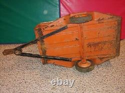 Vintage 60s/70s Rare Hard To Find U-Haul Pedal Car Toy Trailer Accessory, Heavy