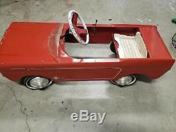 Vintage 64 65 66 Mustang Pedal Car Amf Rally Pack Kid's