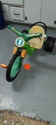 Vintage 70's 80's BIG WHEEL KAWASAKI HOT CYCLE By Empire RARE 3 Wheel ride on