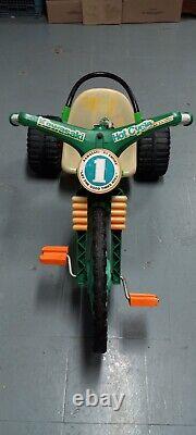 Vintage 70's 80's BIG WHEEL KAWASAKI HOT CYCLE By Empire RARE 3 Wheel ride on