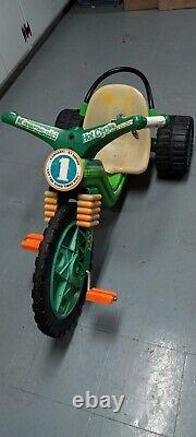 Vintage 70's 80's BIG WHEEL KAWASAKI HOT CYCLE By Empire RARE 3 Wheel ride on