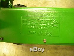 Vintage 70's JOHN DEERE Child Pedal Tractor ERTL Model 520 (Chain Drive/Metal)