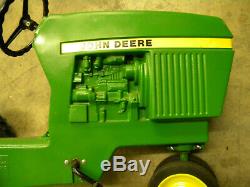 Vintage 70's JOHN DEERE Child Pedal Tractor ERTL Model 520 (Chain Drive/Metal)