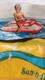 Vintage 70s Ideal Toy Fire patrol Pool Float Ride On Inflatable NOS