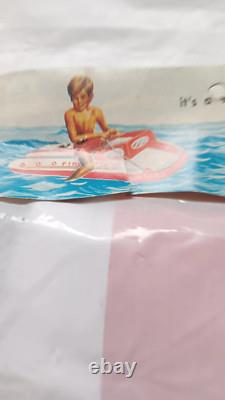 Vintage 70s Ideal Toy Fire patrol Pool Float Ride On Inflatable NOS
