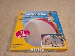 Vintage 72 Vinyll Concepts Translucent Inflatable Beach Ball New out of box