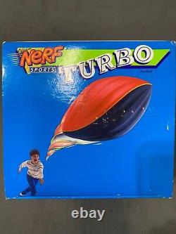 Vintage 80's Nerf Turbo Football Rare New Old Stock In Box