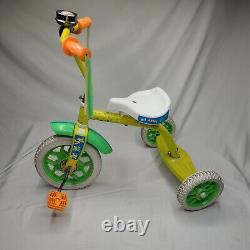 Vintage 80's Sesame Street Hedstrom Tricycle Big Wheel Pedal Bike Ride On Rare