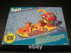 Vintage 90's 1994 AQUA-Leisure Noah's Ark Animal Float Swim Pool 2-Kid Floatie