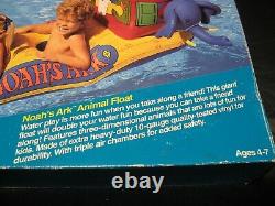 Vintage 90's 1994 AQUA-Leisure Noah's Ark Animal Float Swim Pool 2-Kid Floatie