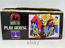 Vintage 90's Adventures of Batman and Robin Play House Tent RARE c597