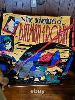 Vintage 90's Adventures of Batman and Robin Play House Tent RARE c597