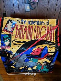 Vintage 90's Adventures of Batman and Robin Play House Tent RARE c597