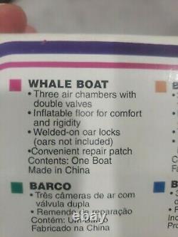 Vintage 90's Intex The Wet Set Orca Whale Ride In Inflatable 79 x 53 #58371