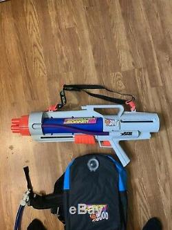 Vintage 90s Larami Super Soaker CPS 3000 with Backpack Water Gun Toy With Box