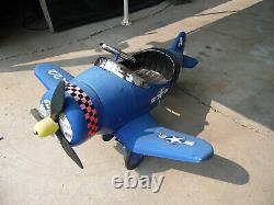 Vintage AFC A22 Navy Airplane Childs Pedal Car 3261