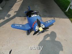 Vintage AFC A22 Navy Airplane Childs Pedal Car 3261