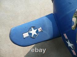 Vintage AFC A22 Navy Airplane Childs Pedal Car 3261