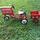 Vintage AMC Ball Bearing Trac Pedal Tractor And Trail Trac Trailer