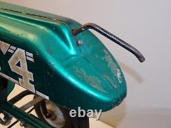 Vintage AMF Big 4 Pedal Tractor B-538 Green Pressed Steel Toy 538