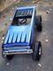 Vintage AMF Blue Scalloped PACER Pedal CarMetal Collectible Riding Hot Rod