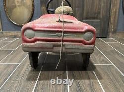 Vintage AMF FIRE CHIEF #503 FIRE TRUCK Pedal Car RED