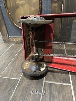 Vintage AMF FIRE CHIEF #503 FIRE TRUCK Pedal Car RED