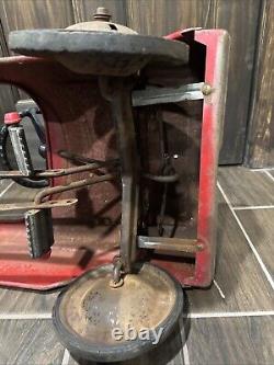 Vintage AMF FIRE CHIEF #503 FIRE TRUCK Pedal Car RED
