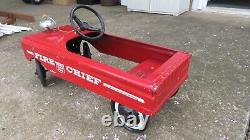 Vintage AMF Fire Chief Car No. 503 Child's Ride On Pedal Car