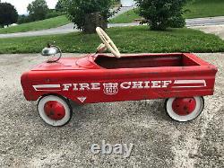 Vintage AMF Fire Chief Car No. 503 Pedal Car