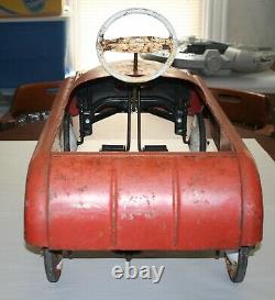 Vintage AMF Fire Chief Pedal Car 1950's / Works / No Bell