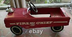 Vintage AMF Fire Chief's Pedal Car #503 ORIGINAL