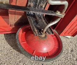 Vintage AMF Fire Fighter Engine No 505 Pedal Car Fire Truck with Ladders