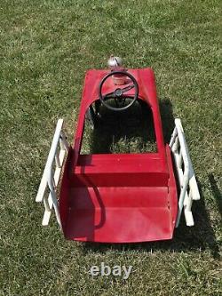 Vintage AMF Fire Fighter Unit No. 508 Pedal Car Good Condition
