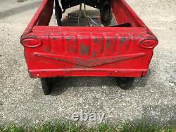 Vintage AMF Firetruck Chief's Car Pedal Car #503