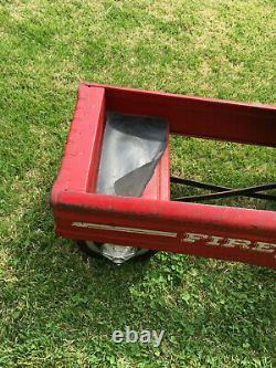 Vintage AMF Firetruck Chief's Car Pedal Car #503