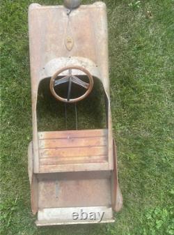 Vintage AMF Hook and Ladder Pumper No. 4 Fire Pedal Car