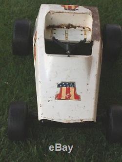 Vintage AMF Indy Jr Pedal Car RARE