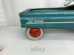 Vintage AMF Jet Sweep Toy Peddle Car