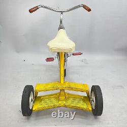 Vintage AMF Junior Big Wheel Fastback Tricycle 1960s Hot Rod Gold 70s Trike