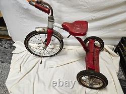 Vintage AMF Junior Tricycle Red and White