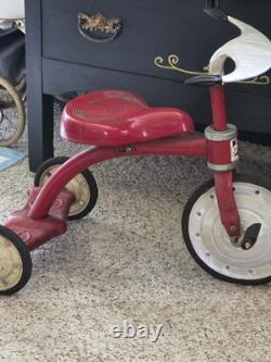 Vintage AMF Juniors 1950's Tricycle Red And White