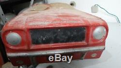 Vintage AMF Mustang Pedal car 39 long Original paint RARE NEEDS RESTORED
