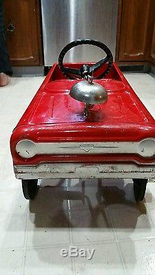 Vintage AMF No. 503 Fire Chief Pedal Car