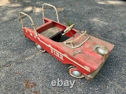 Vintage AMF Pedal Car Fire Truck