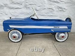 Vintage AMF Pinto Pressed Steel Pedal Car Pressed Steel Beautifully Restored