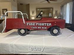 Vintage AMF Unit #508 Fire Fighter Pedal Car