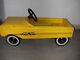 Vintage AMF yellow PACER Pedal CarMetal Collectible Riding Hot Rod Automobile